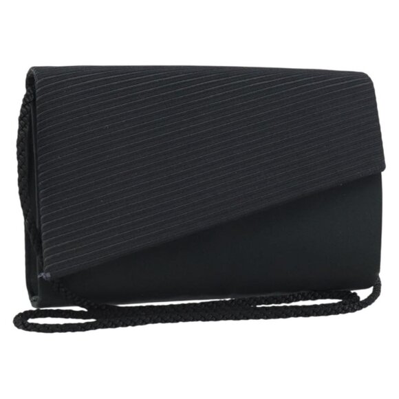 Christian Dior Handbags - Authentic Christian Dior Shoulder Bag Nylon Black Gold